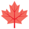 Maple Leaf emoji on Emojione